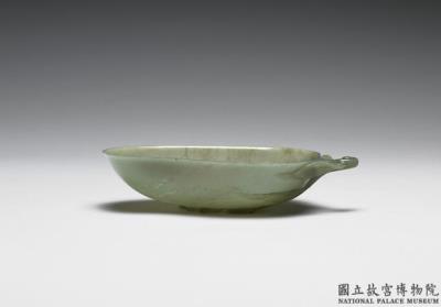 图片[2]-Jade gourd-shaped water container with single handle, Qing dynasty-China Archive